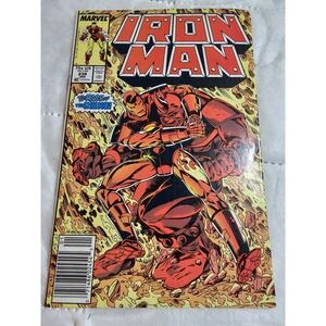 Marvel Iron Man #238 Comic Book Rage of the‎ Rhino January 1989 Vintage